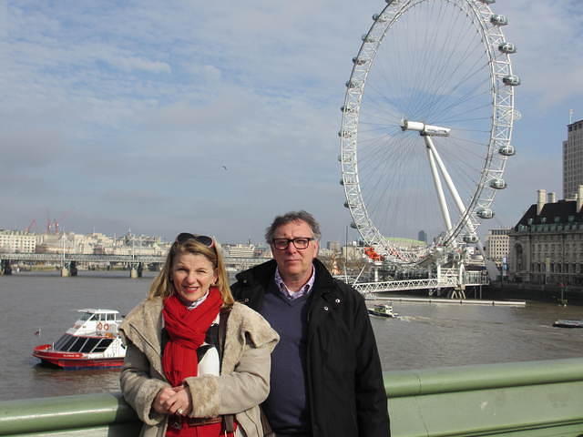 view at the eye