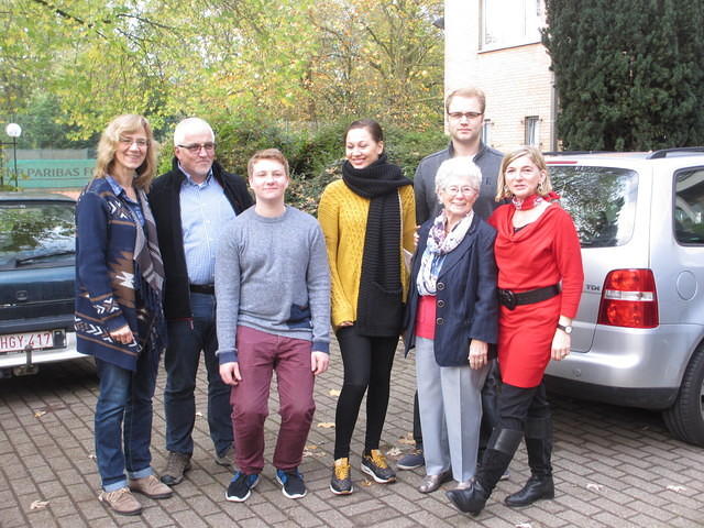 99b the day after/ "the Linderts" : Annette, Carsten, Tim, Lara, Waltraut, Till, Petra